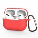 Захисний чохол Deexe Simple Style with Buckle для Apple AirPods Pro - Red (263208R). Фото 1 з 11