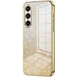Защитный чехол Deexe Sparkles Cover для Samsung Galaxy S26 - Gold (404247F)