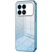 Захисний чохол Deexe Sparkles Cover для Xiaomi Poco F8 Pro - Blue: фото 1 з 7