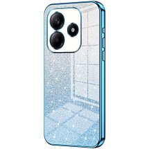 Защитный чехол Deexe Sparkles Cover для Xiaomi Redmi Note 14 4G - Blue: фото 1 из 7