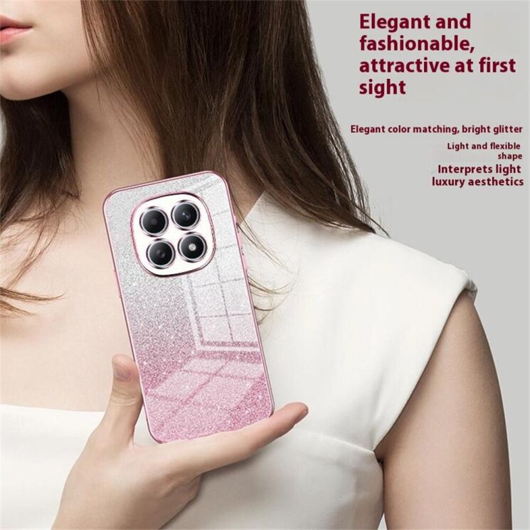 Защитный чехол Deexe Sparkles Cover для Xiaomi Redmi Note 15 5G / Poco M8 5G - Pink: фото 7 из 7