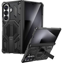 Захисний чохол Deexe Tank Stand для Samsung Galaxy Fold 8 Ultra / Fold 7 - Black: фото 1 з 10