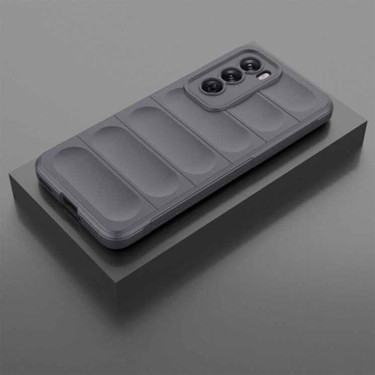 Защитный чехол Deexe Terra Case для OPPO Reno 12 - Dark Grey: фото 2 из 5