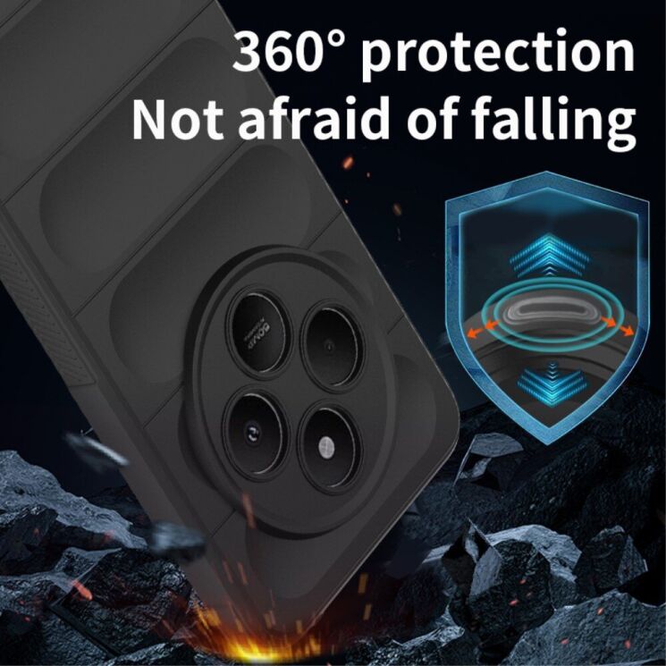 Защитный чехол Deexe Terra Case для Xiaomi Redmi 14C / Redmi A4 5G / Poco C75 - Black: фото 4 из 6