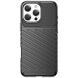 Защитный чехол Deexe Thunder Series для Apple iPhone 16 Pro - Black (360515B). Фото 2 из 8