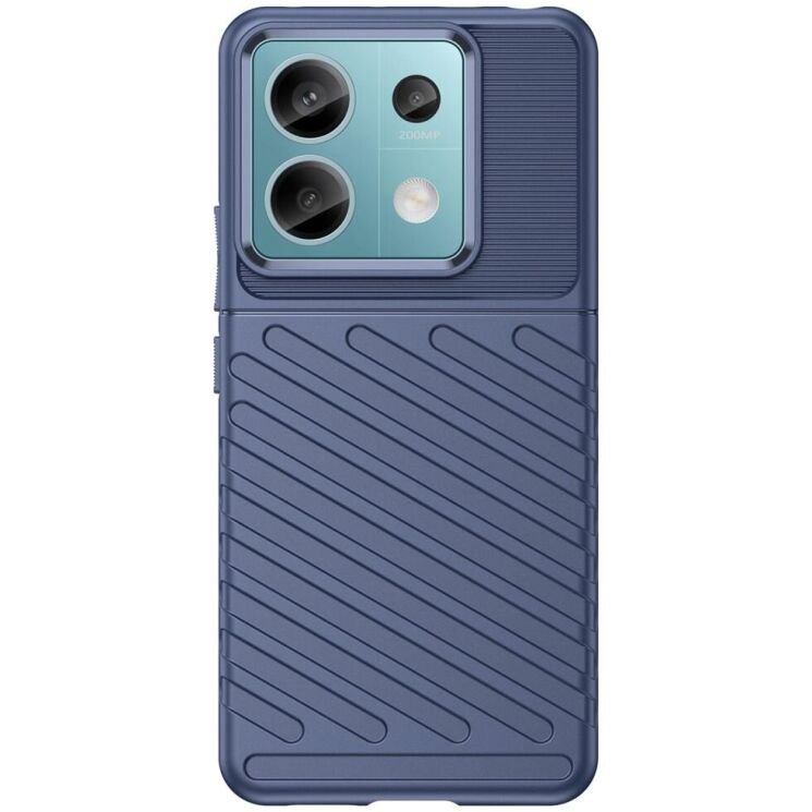 Защитный чехол Deexe Thunder Series для Xiaomi Redmi Note 13 Pro 5G / Poco X6 - Blue: фото 2 из 8