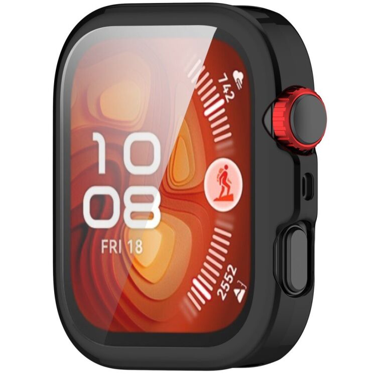 Защитный чехол Deexe Watch Case для Huawei Watch Fit 4 Pro - Black: фото 2 из 9