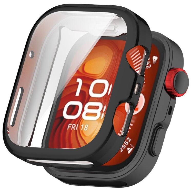 Защитный чехол Deexe Watch Case для Huawei Watch Fit 4 Pro - Black: фото 1 из 9