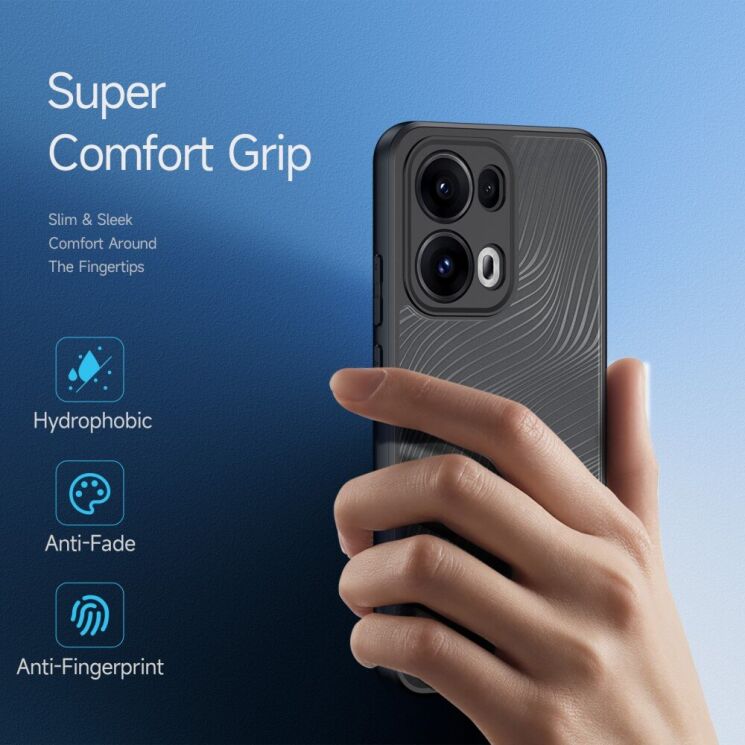 Защитный чехол DUX DUCIS Aimo Series для OPPO Reno 13 Pro 5G - Black: фото 4 из 10