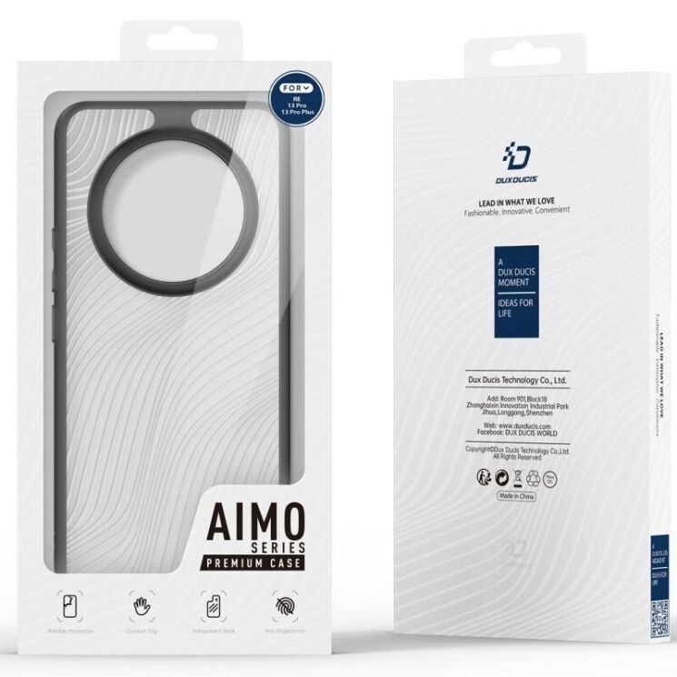 Защитный чехол DUX DUCIS Aimo Series для Realme 13 Pro / 13 Pro Plus - Black: фото 13 из 13