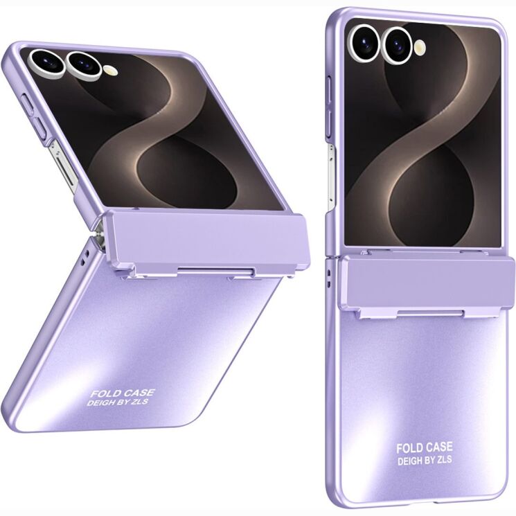 Захисний чохол Dux Ducis Chrome Case для Samsung Galaxy Flip 8 - Purple: фото 1 з 7