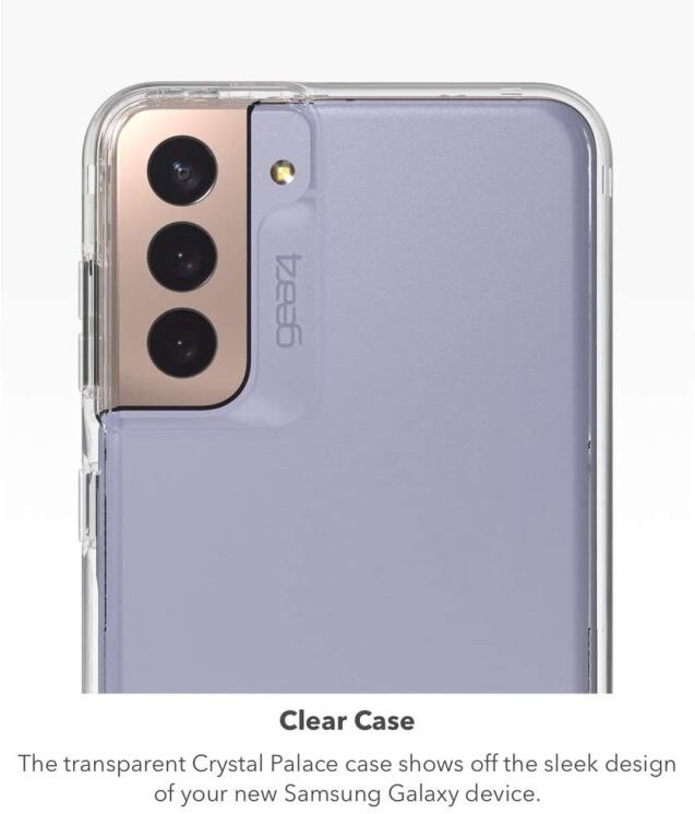 Захисний чохол Gear4 Crystal Palace для Samsung Galaxy S21 Plus (G996) - Clear: фото 6 з 9