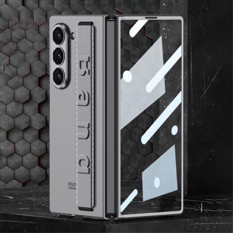 Защитный чехол GKK Band Strap для Samsung Galaxy Fold 6 - Grey: фото 1 из 8