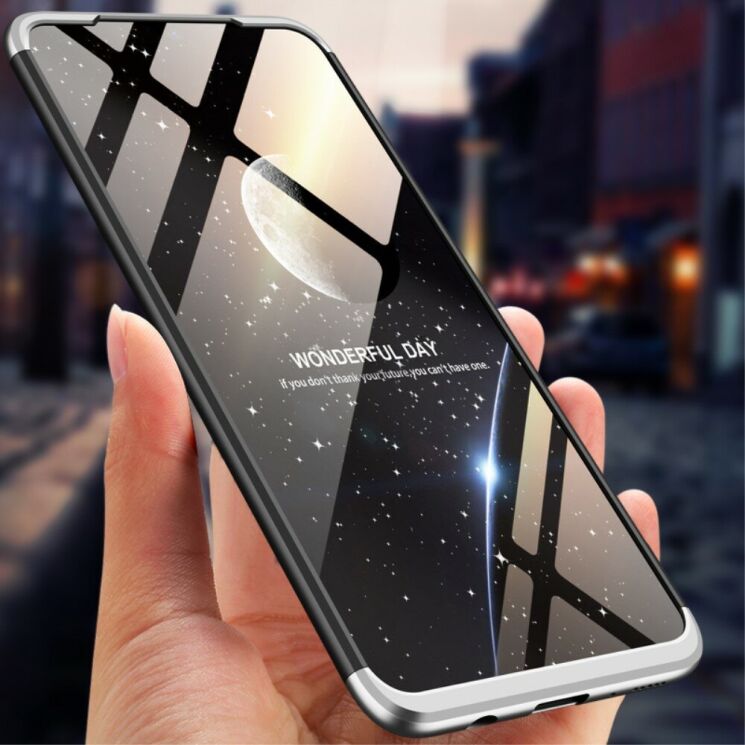 Захисний чохол GKK Double Dip Case для Samsung Galaxy A70 (A705) - Black / Silver: фото 9 з 9