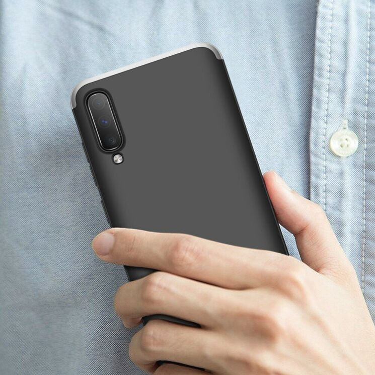 Захисний чохол GKK Double Dip Case для Samsung Galaxy A70 (A705) - Black / Silver: фото 5 з 9