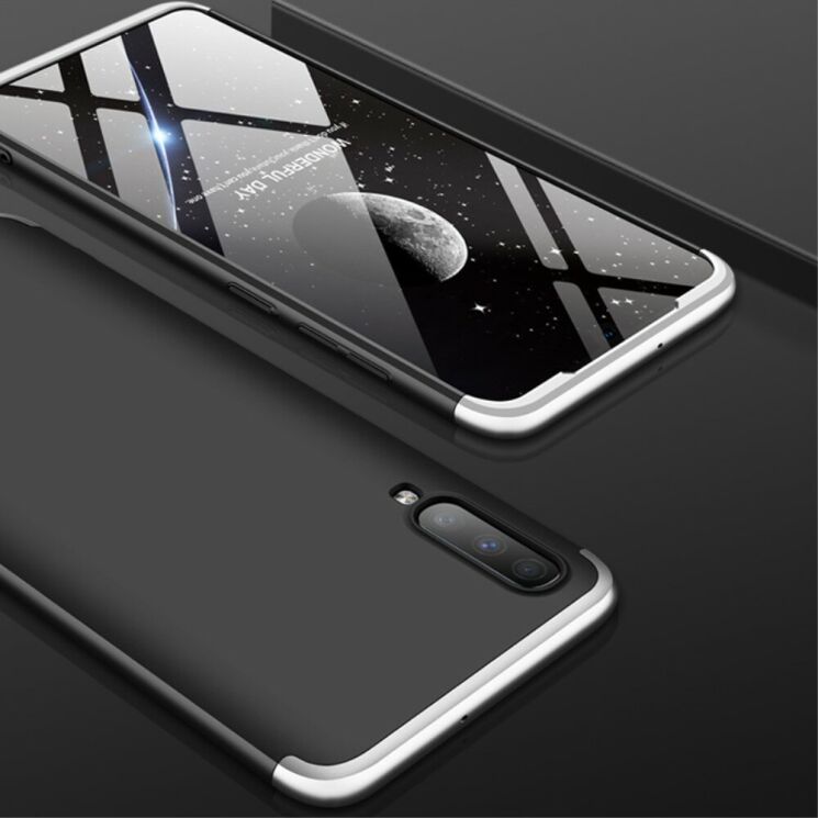 Захисний чохол GKK Double Dip Case для Samsung Galaxy A70 (A705) - Black / Silver: фото 8 з 9