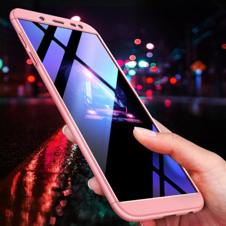 Защитный чехол GKK Double Dip Case для Samsung Galaxy J6 2018 (J600) - Rose Gold (178378RG) Защитный чехол GKK Double Dip Case для Samsung Galaxy J6 2018 (J600) - Rose Gold: фото 3 из 8
