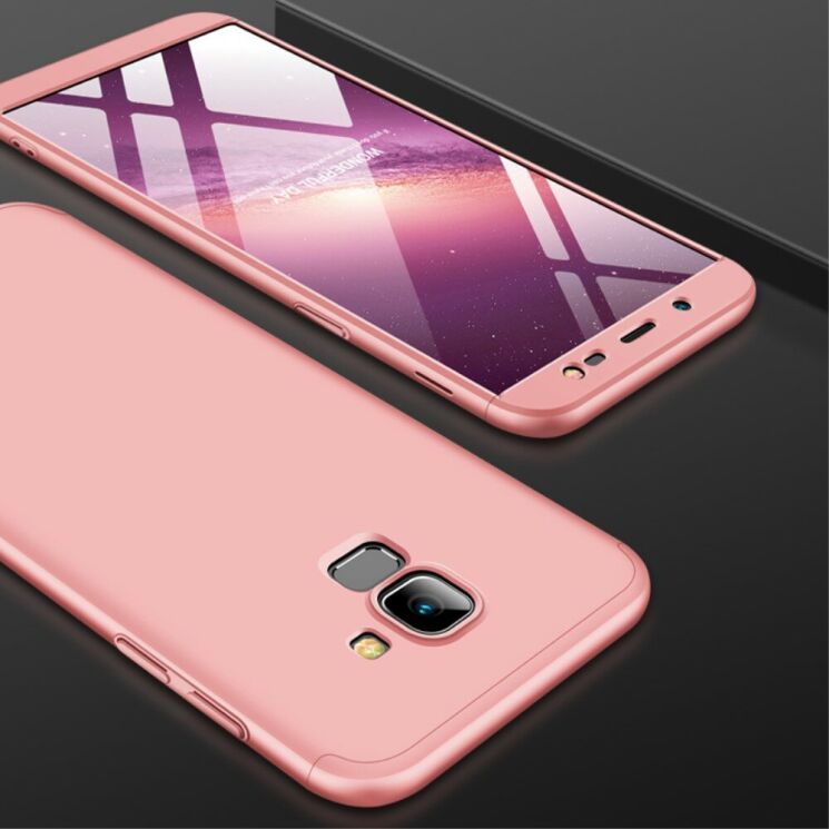 Защитный чехол GKK Double Dip Case для Samsung Galaxy J6 2018 (J600) - Rose Gold (178378RG) Защитный чехол GKK Double Dip Case для Samsung Galaxy J6 2018 (J600) - Rose Gold: фото 2 из 8