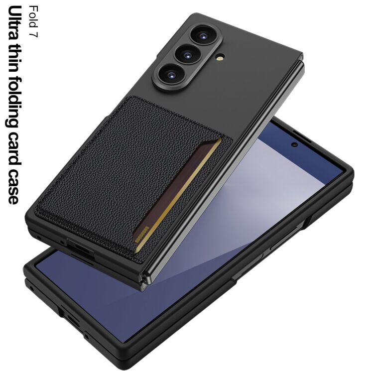 Захисний чохол GKK Slim Holder для Samsung Galaxy Fold 7 - Titanium Grey: фото 3 з 9