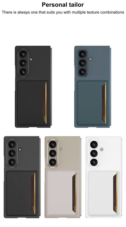 Захисний чохол GKK Slim Holder для Samsung Galaxy Fold 7 - Titanium Grey: фото 9 з 9