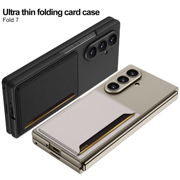 Захисний чохол GKK Slim Holder для Samsung Galaxy Fold 7 - Titanium Grey: фото 8 з 9