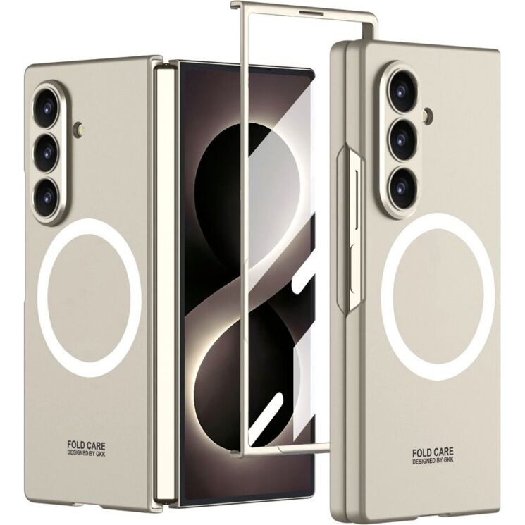 Захисний чохол GKK Super Slim MagSafe для Samsung Galaxy Fold 8 Ultra - Titanium Grey: фото 1 з 13