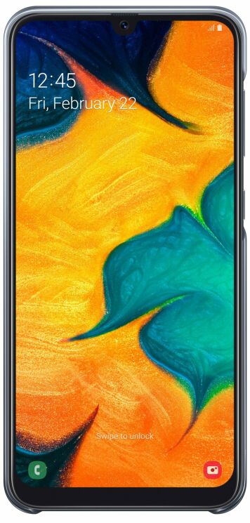 Защитный чехол Gradation Cover для Samsung Galaxy A30 (A305) EF-AA305CBEGRU - Black: фото 4 из 5