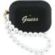 Защитный чехол Guess Glitter Pearl Strap для AirPods Pro 3 (GUAP3GLGPSK) - Black (390167B). Фото 1 из 5