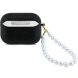 Защитный чехол Guess Glitter Pearl Strap для AirPods Pro 3 (GUAP3GLGPSK) - Black (390167B). Фото 2 из 5