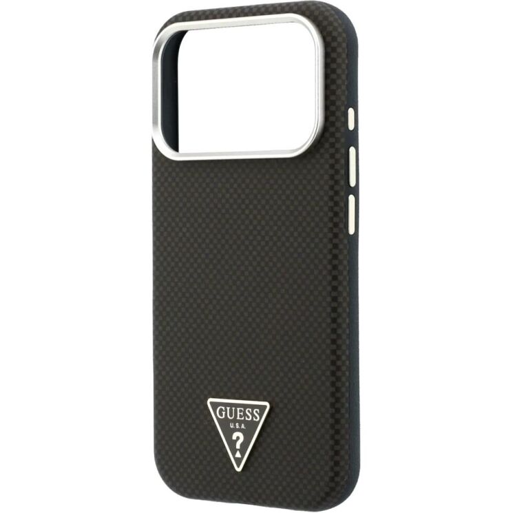 Захисний чохол Guess Kevlar Triangle Logo MagSafe для iPhone 18 Pro Max / 17 Pro Max (GUHMP18X6PWKSGTW) - Brown (423958Z) Захисний чохол Guess Kevlar Triangle Logo MagSafe для iPhone 18 Pro Max / 17 Pro Max (GUHMP18X6PWKSGTW) - Brown: фото 5 з 10