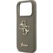 Защитный чехол Guess Silicone Big 4G Script для iPhone 17 Pro Max (GUHCP17XSC4GSMW) - Brown (402888Z). Фото 6 из 8