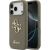 Защитный чехол Guess Silicone Big 4G Script для iPhone 17 Pro Max (GUHCP17XSC4GSMW) - Brown: фото 1 из 8