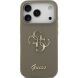 Защитный чехол Guess Silicone Big 4G Script для iPhone 17 Pro Max (GUHCP17XSC4GSMW) - Brown (402888Z). Фото 2 из 8
