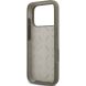 Защитный чехол Guess Silicone Big 4G Script для iPhone 17 Pro Max (GUHCP17XSC4GSMW) - Brown (402888Z). Фото 7 из 8