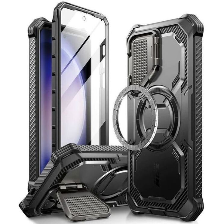 Защитный чехол i-Blason Armorbox Mag by Supcase для Samsung Galaxy S24 (S921) - Black: фото 1 из 10