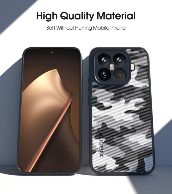 Защитный чехол IBMRS Military для Xiaomi 15T Pro - Grid Camouflage: фото 3 из 7