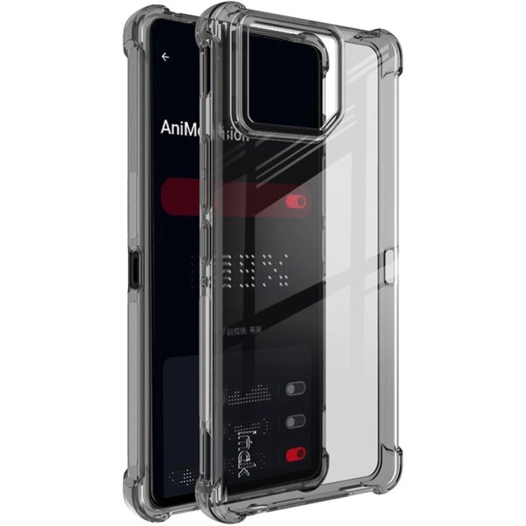 Защитный чехол IMAK Airbag MAX Case для ASUS ROG Phone 9 / 9 Pro - Transparent Black: фото 1 из 10