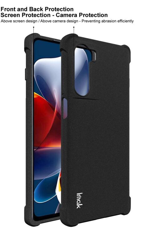 Защитный чехол IMAK Airbag Sand Case для Motorola Moto G200 - Black: фото 8 из 12