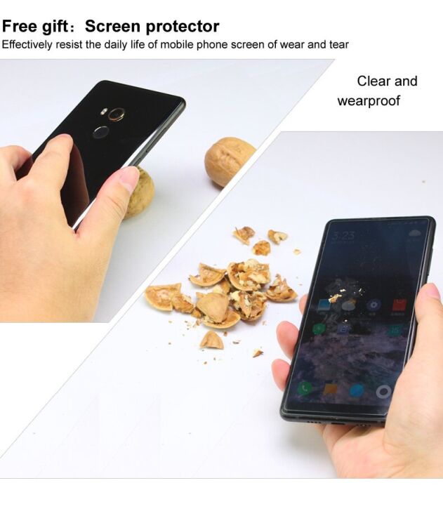 Защитный чехол IMAK Airbag Sand Case для Motorola Moto G200 - Black: фото 11 из 12