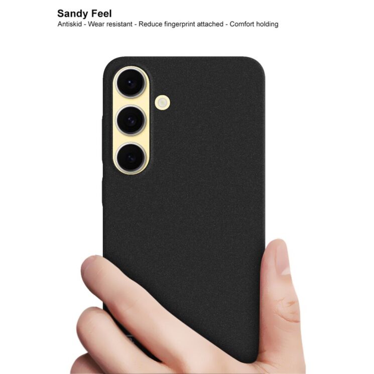Защитный чехол IMAK Cowboy Hard Shell для Samsung Galaxy S25 Plus (S936) - Matte Black: фото 7 из 10