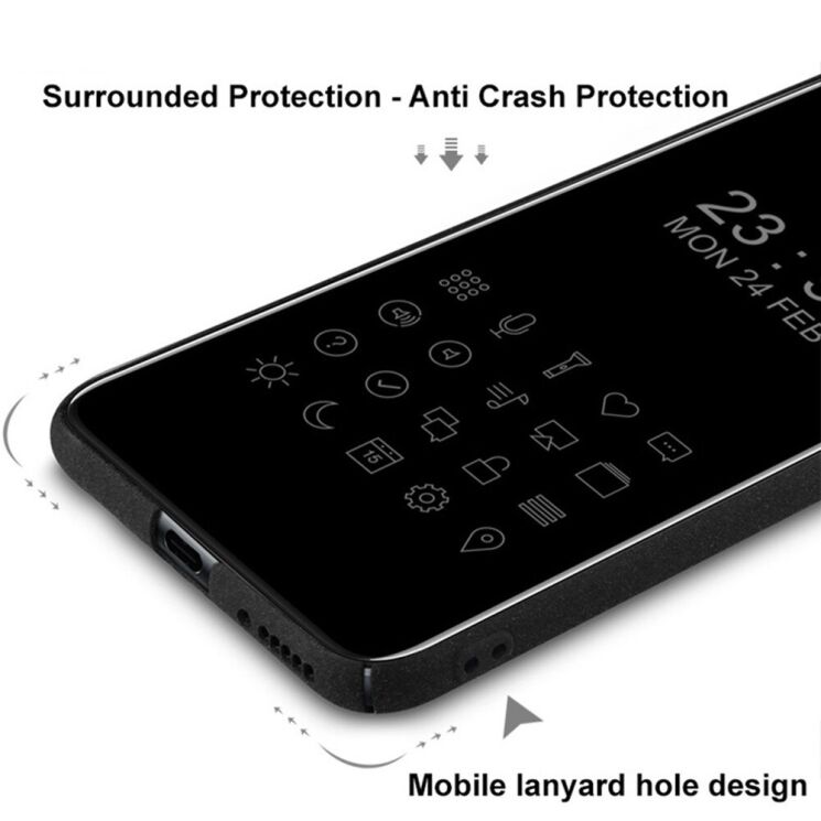 Защитный чехол IMAK Cowboy Hard Shell для Samsung Galaxy S25 Plus (S936) - Matte Black: фото 8 из 10