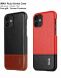 Защитный чехол IMAK Leather Series для Apple iPhone 11 - Red / Black (269174RB). Фото 6 из 9