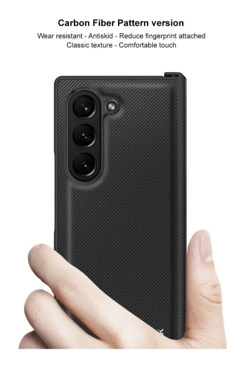 Защитный чехол IMAK Ruiyi Series (FF) для Samsung Galaxy Fold 6 - Black: фото 8 из 12