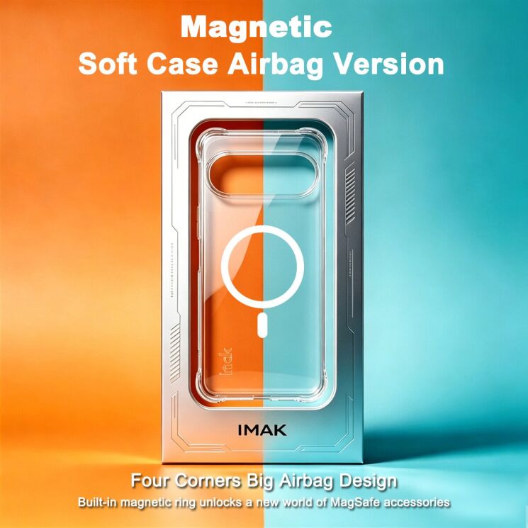 Защитный чехол IMAK Space Shield MagSafe для Google Pixel 11 Pro XL - Transparent: фото 4 из 11