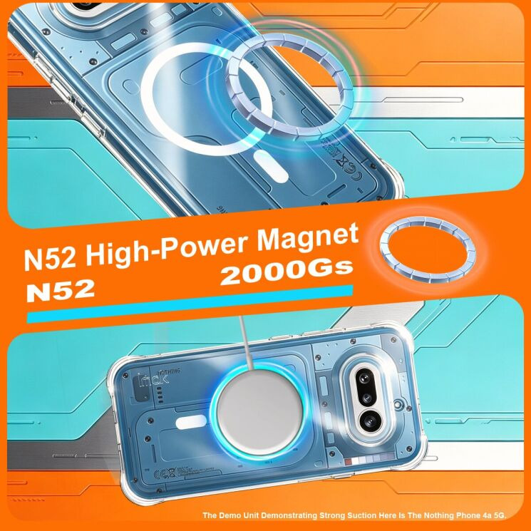 Защитный чехол IMAK Space Shield MagSafe для OPPO Reno 16 / 16 Pro - Transparent (413208T) Защитный чехол IMAK Space Shield MagSafe для OPPO Reno 16 / 16 Pro - Transparent: фото 6 из 11