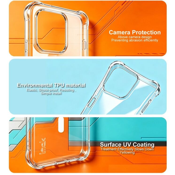 Защитный чехол IMAK Space Shield MagSafe для OPPO Reno 16 / 16 Pro - Transparent (413208T) Защитный чехол IMAK Space Shield MagSafe для OPPO Reno 16 / 16 Pro - Transparent: фото 10 из 11