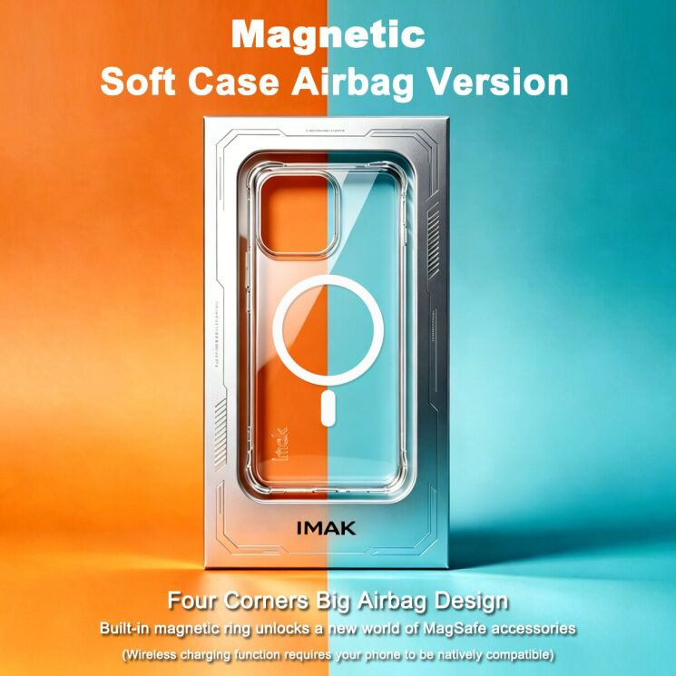 Защитный чехол IMAK Space Shield MagSafe для OPPO Reno 16 / 16 Pro - Transparent (413208T) Защитный чехол IMAK Space Shield MagSafe для OPPO Reno 16 / 16 Pro - Transparent: фото 4 из 11