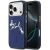 Защитный чехол Karl Lagerfeld IML Choupettes Karl Script Logo MagSafe для iPhone 17 Pro (KLHMP17L5HKSCAB) - Blue: фото 1 из 8