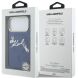 Защитный чехол Karl Lagerfeld IML Choupettes Karl Script Logo MagSafe для iPhone 17 Pro (KLHMP17L5HKSCAB) - Blue (422728L). Фото 8 из 8