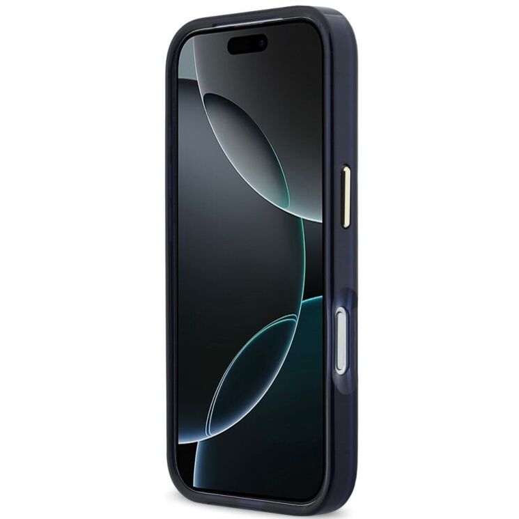 Защитный чехол Karl Lagerfeld IML Choupettes Karl Script Logo MagSafe для iPhone 17 Pro (KLHMP17L5HKSCAB) - Blue: фото 5 из 8